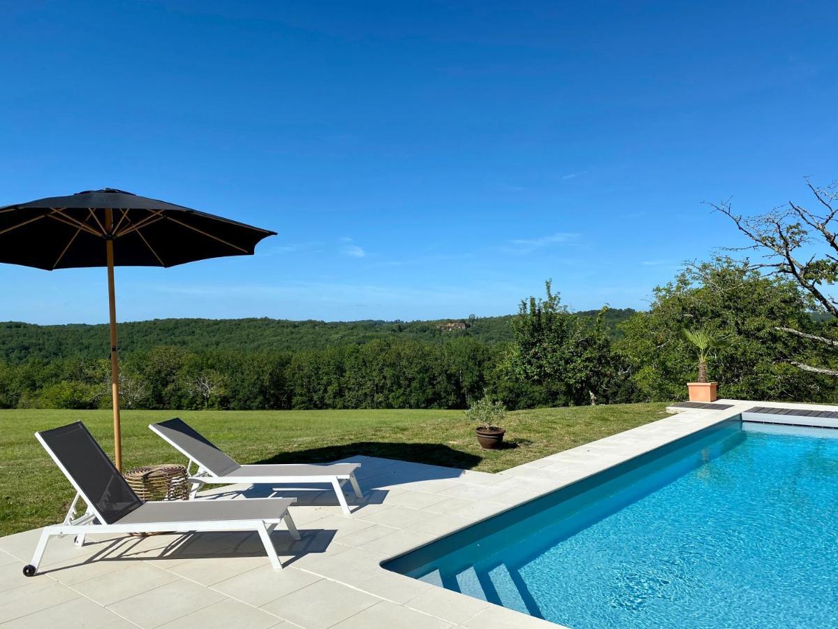 Domaine De Cazal - Gite 2 Pers Avec Piscine Au Coeur De 26 Hectares De Nature Preservee Villa Saint-Cyprien  Exterior photo