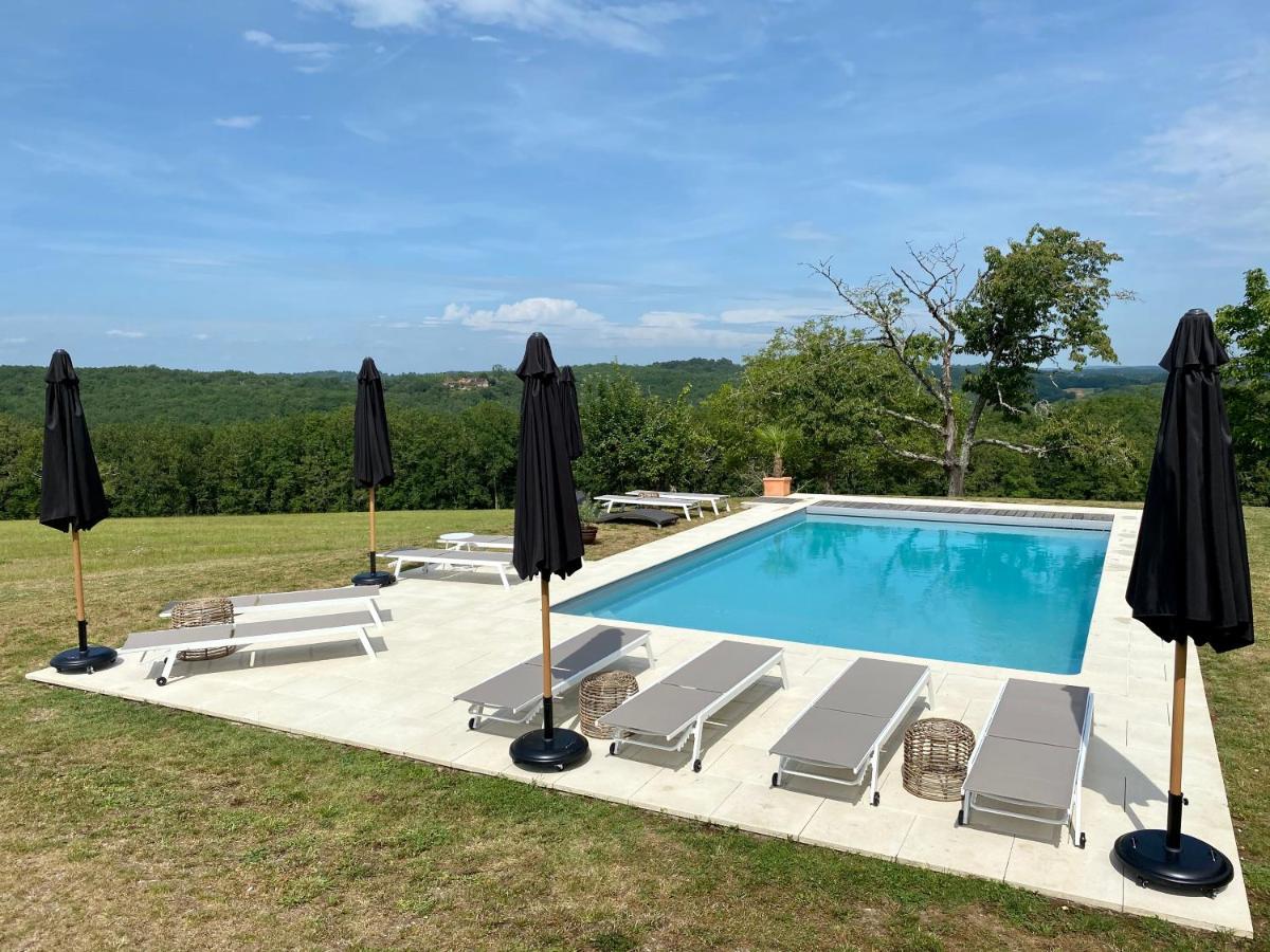 Domaine De Cazal - Gite 2 Pers Avec Piscine Au Coeur De 26 Hectares De Nature Preservee Villa Saint-Cyprien  Exterior photo